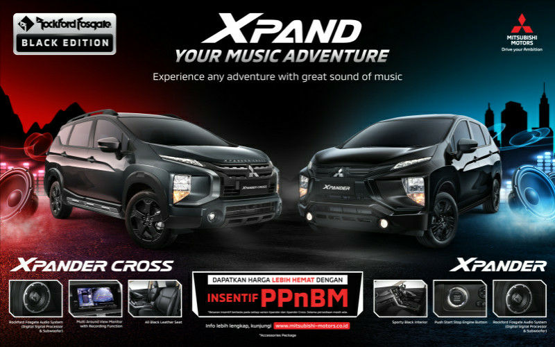 model xpander rockford black edition mitsubishi