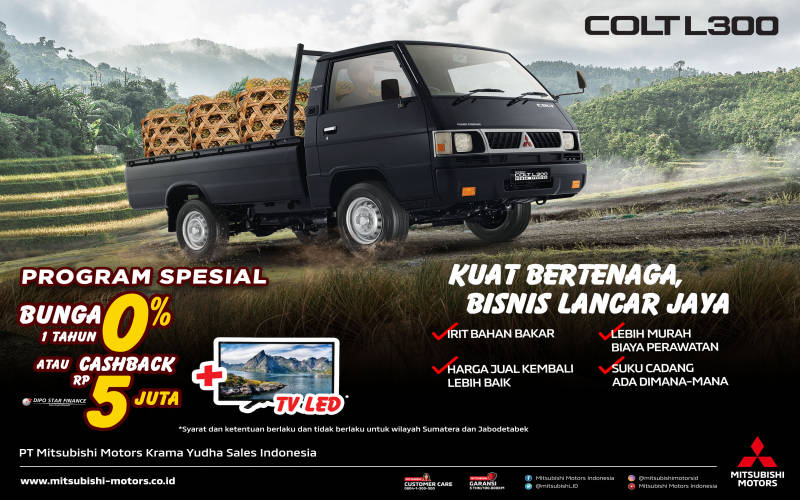 promo september 2021 mitsubishi l300