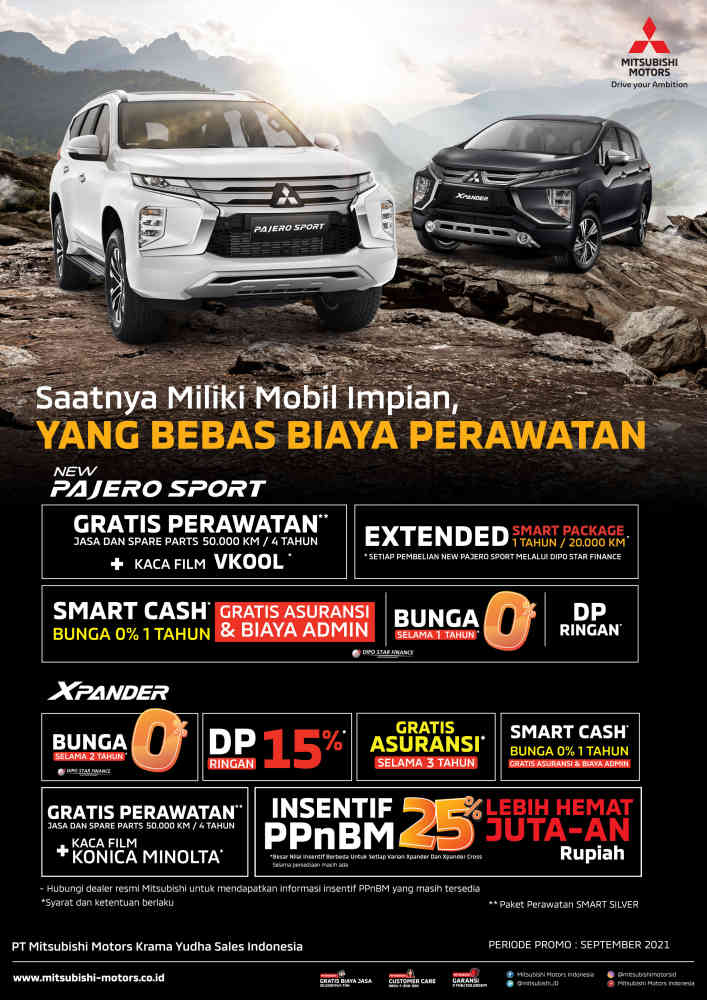 promo mitsubishi september 2021