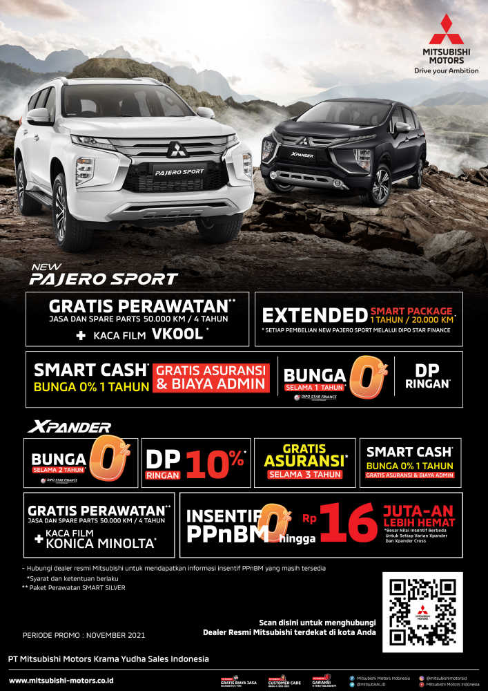promo penjualan mitsubishi november 2021